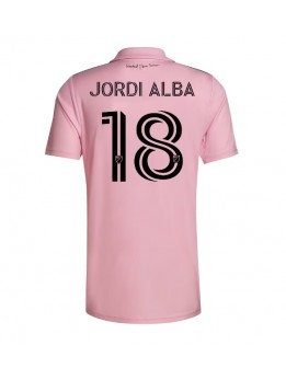 Moški Nogometna dresi replika Inter Miami Jordi Alba #18 Domači 2023-24 Kratek rokav